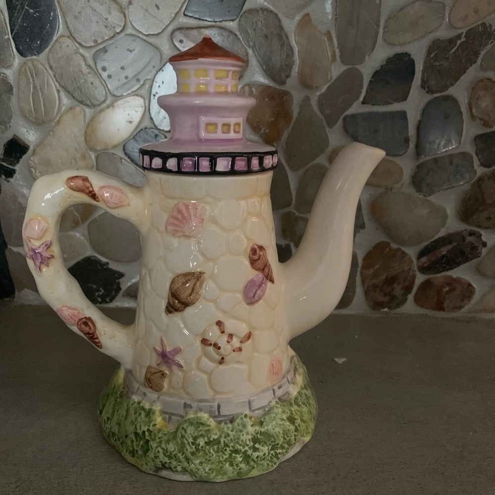 Ceramic Lighthouse Teapot